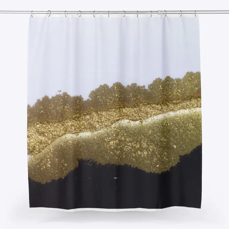 ABSTRACTION Shower Curtain 