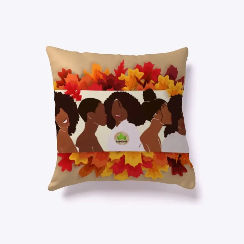 LAUGHING BEAUTY Fall Pillow